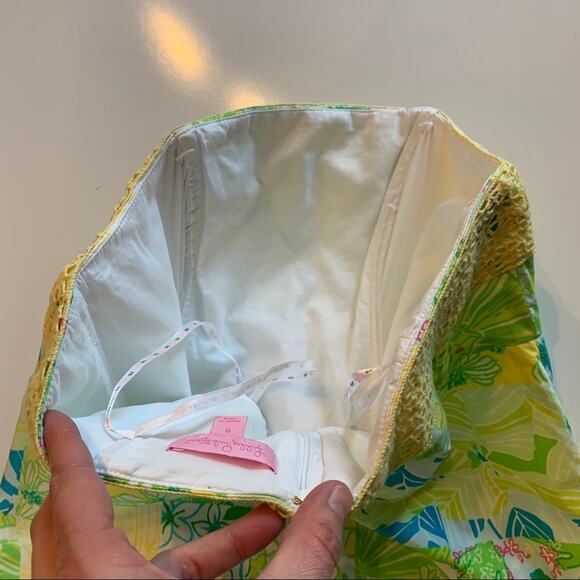 Lilly Pulitzer Womens Bowen gator strapless dress, size 0 - Picture 7 of 9